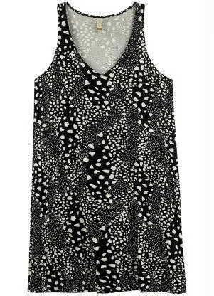 Marialícia - Vestido Criativo Casual Comfy Preto - MARIALÍCIA