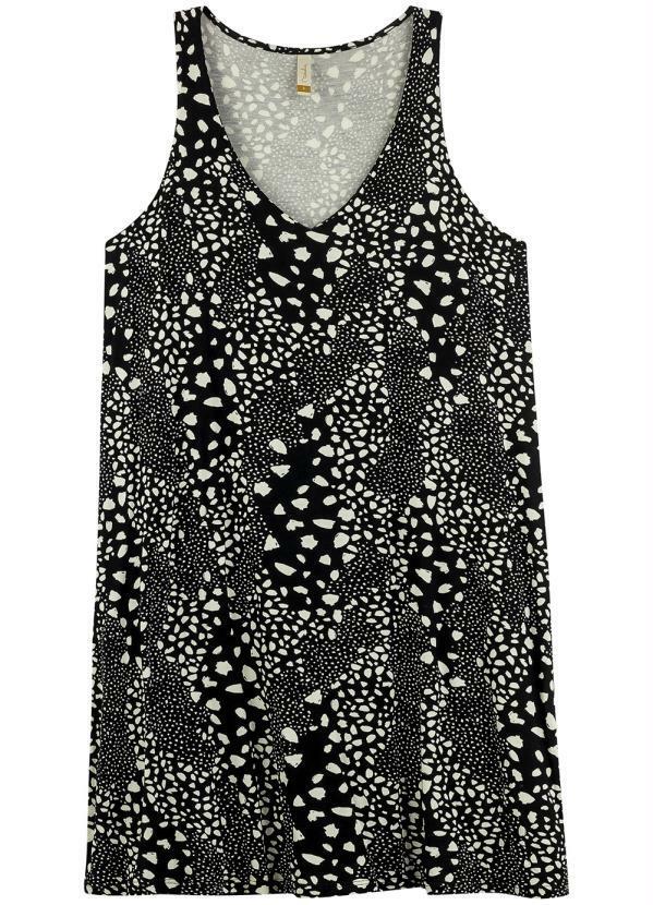 Marialícia - Vestido Criativo Casual Comfy Preto