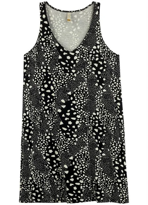 Marialícia - Vestido Criativo Casual Comfy Preto