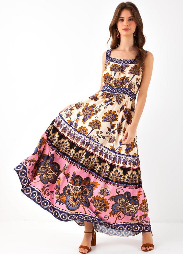 Farm - Vestido Cropped Jasmin Bege