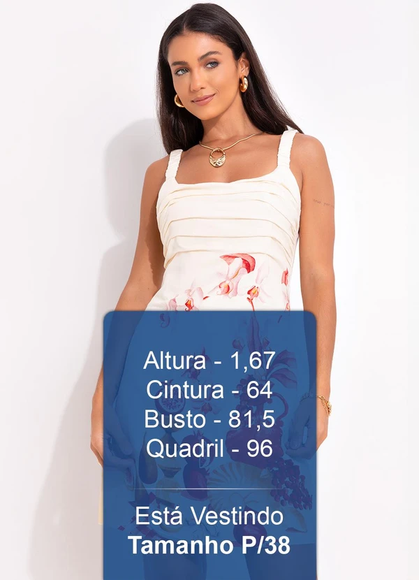 Farm - Vestido Curto Afrodite Bege 5