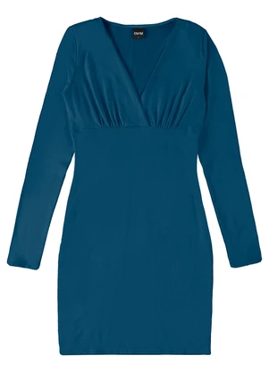 Enfim - Vestido Curto Ajustado Azul - ENFIM