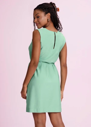 Angel - Vestido Curto Alfaiataria Verde - ANGEL