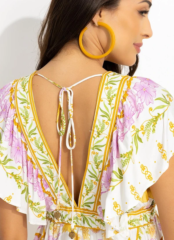 Farm - Vestido Curto Alice Off Off White 2