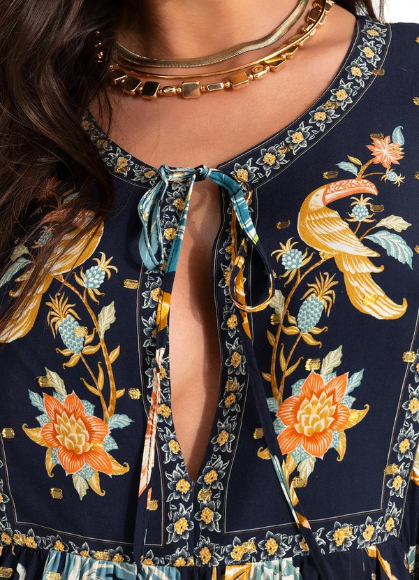 Farm - Vestido Curto Amalfi Preto 9