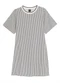 Enfim - Vestido Curto Amplo Geométrico Branco - variação: Branco