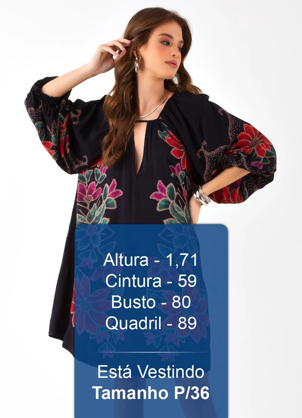 Farm - Vestido Curto Amsterdam Localizado Preto 5