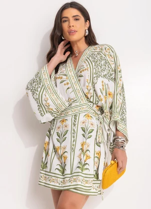 Farm - Vestido Curto Antonia Verde - FARM