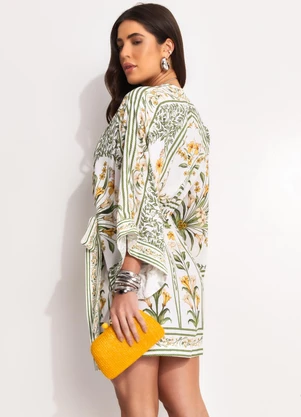 Farm - Vestido Curto Antonia Verde - FARM