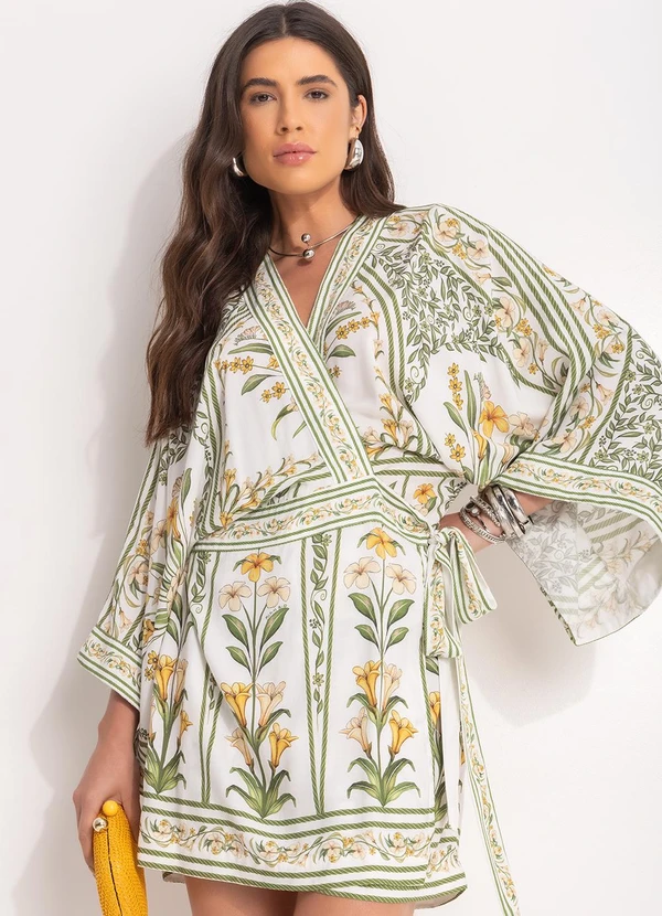 Farm - Vestido Curto Antonia Verde 6