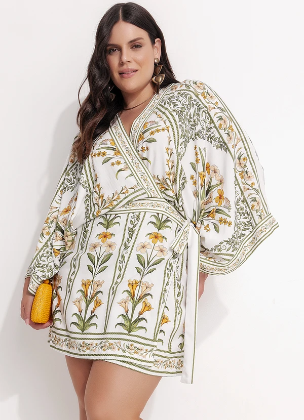 Farm - Vestido Curto Antonia Verde 7