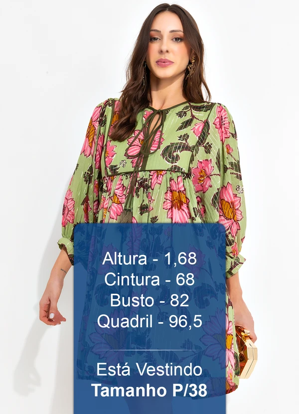 Farm - Vestido Curto Aurora Floral Verde 6