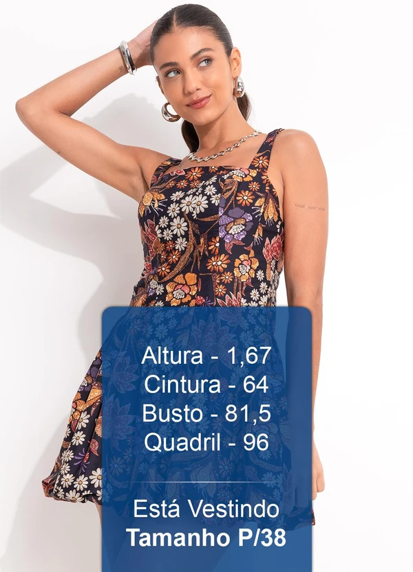 Farm - Vestido Curto Balonê Lili Preto 5