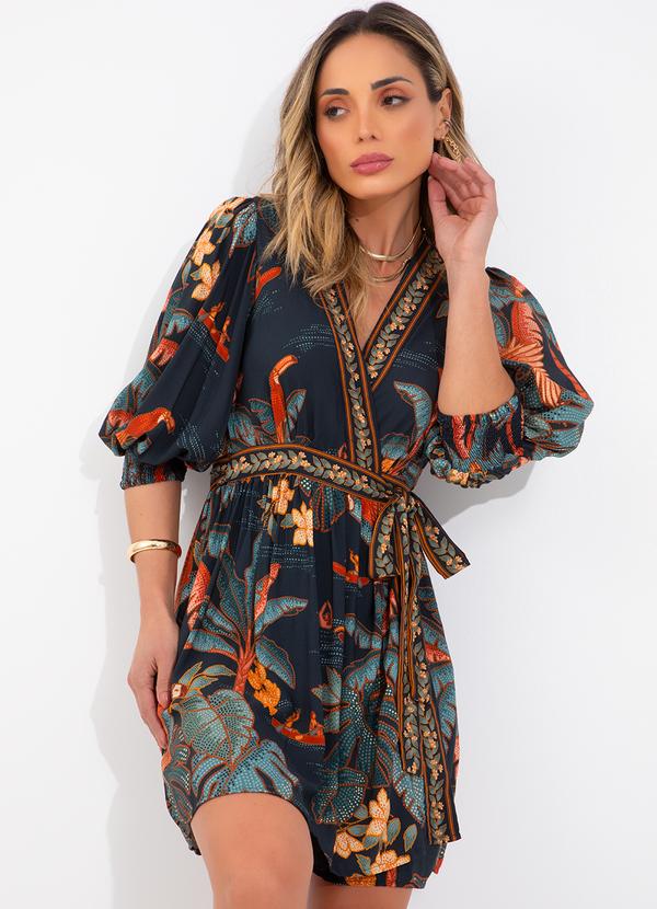 Farm - Vestido Curto Banho de Rio