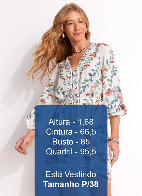 Farm - Vestido Curto Brisa Serena Bege 6