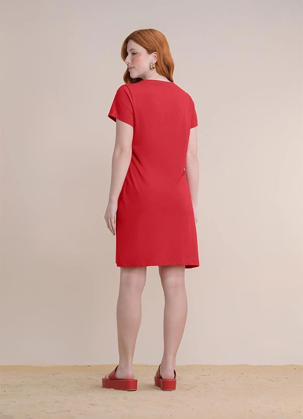 Angel - Vestido Curto C/No Vermelho 2