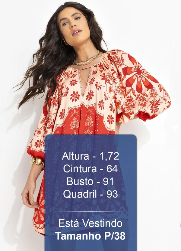 Farm - Vestido Curto Caetana Vermelho 5