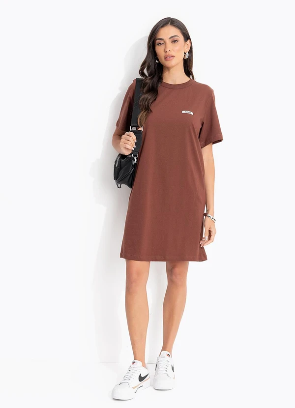 Colcci Jeans - Vestido Curto Cj Marrom