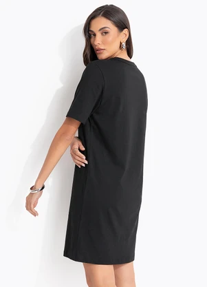 Colcci Jeans - Vestido Curto Cj Preto - COLCCI JEANS