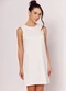 Sofie - Vestido Curto com Aplicação de Brilhos Preto - variação: Branco