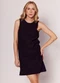 Sofie - Vestido Curto com Aplicação de Brilhos Preto - variação: Preto