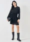 Sofie - Vestido Curto com Cintura Ajustada Preto - variação: Preto