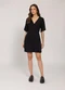 Sofie - Vestido Curto com Decote V Verde - variação: Preto