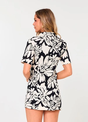 Ritmi Studio - Vestido Curto com Pregas - RITMI STUDIO