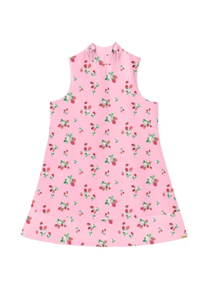 Angel - Vestido Curto Crepe Estampado - ANGEL