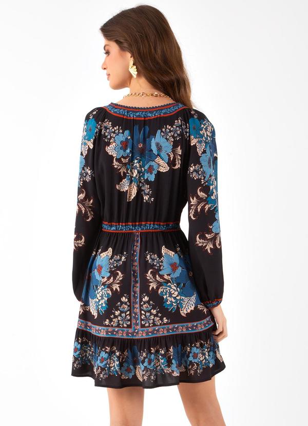 Farm - Vestido Curto Dalia Lenço Estampado 2