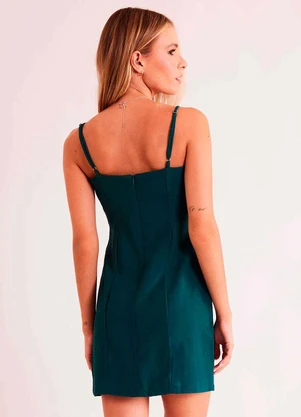 Sofie - Vestido Curto de Alça New Ease em Plano Alfaiatari - SOFIE