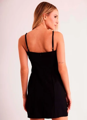 Sofie - Vestido Curto de Alça New Ease em Plano Alfaiatari - SOFIE