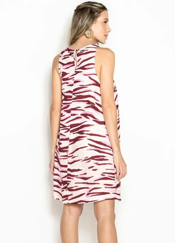 Forum - Vestido Curto de Linho Estampado 2