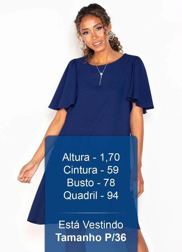 Lança Perfume - Vestido Curto de Malha Azul 5