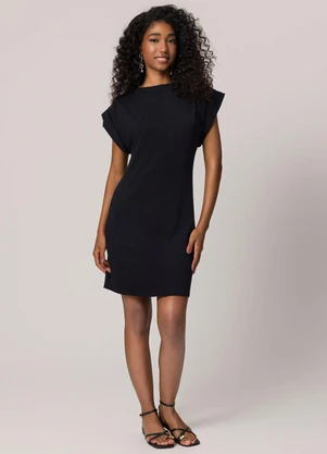 Sofie - Vestido Curto de Manga Longa Preto - SOFIE