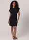 Sofie - Vestido Curto de Manga Longa Marrom - variação: Preto