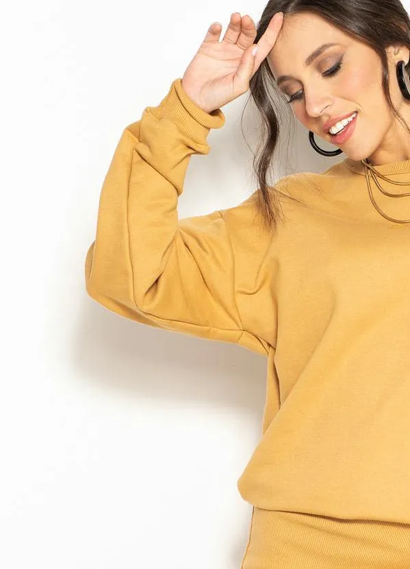 Colcci - Vestido Curto de Moletom Marrom 6