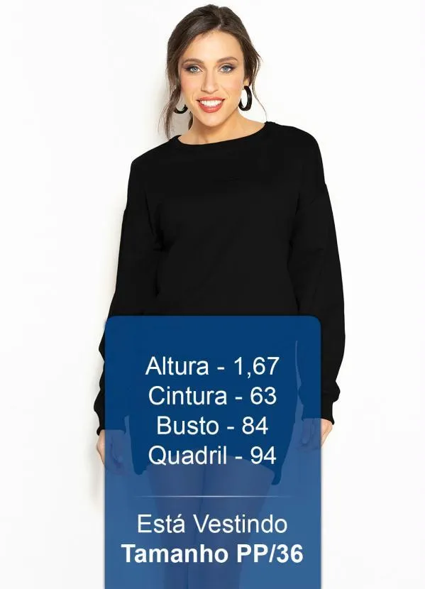 Colcci - Vestido Curto de Moletom Preto 5