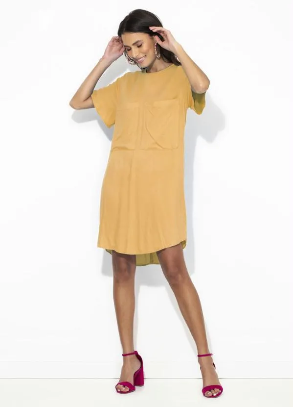 Colcci - Vestido Curto de Viscose Bege 3