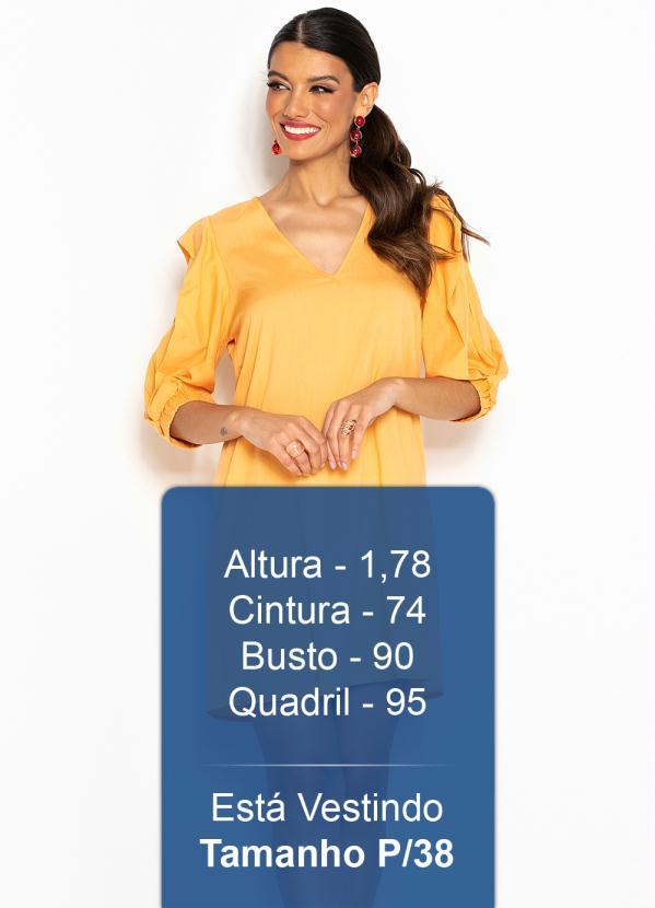 Colcci - Vestido Curto de Viscose Laranja 5