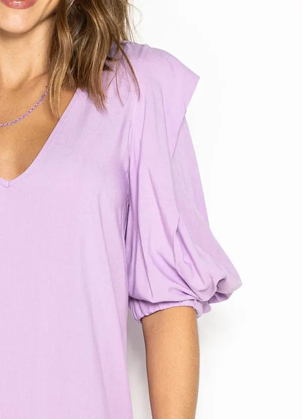 Colcci - Vestido Curto de Viscose Lilás 6