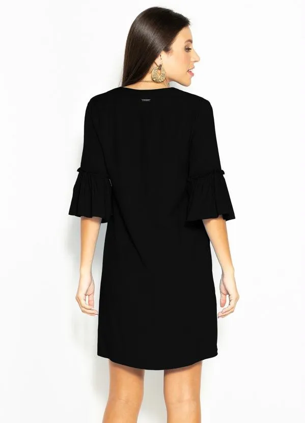 Colcci - Vestido Curto de Viscose Preto 2