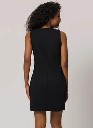 Sofie - Vestido Curto em Alfaiataria Comfy Preto - SOFIE