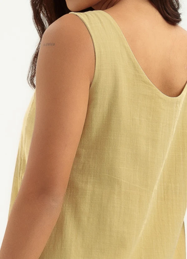 Cativa - Vestido Curto em Algodão Caramelo 6