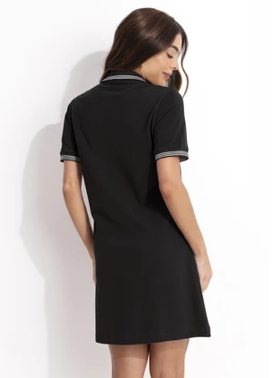 Colcci Jeans - Vestido Curto em Algodão Cj Preto - COLCCI JEANS
