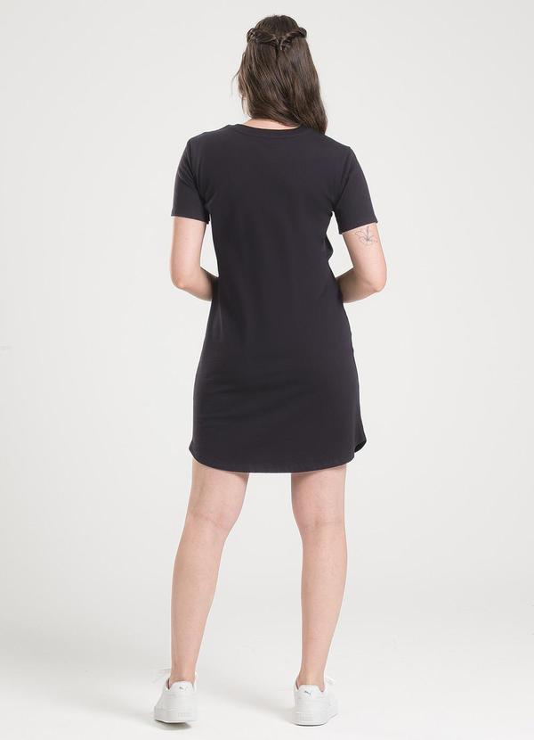 Cativa - Vestido Curto em Algodão Preto 2