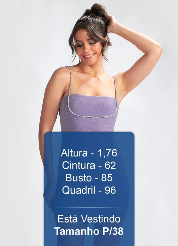 Colcci - Vestido Curto em Lurex Lilás 6