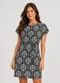 Infinita Cor - Vestido Curto em Visco Premiere Preto - variação: Preto