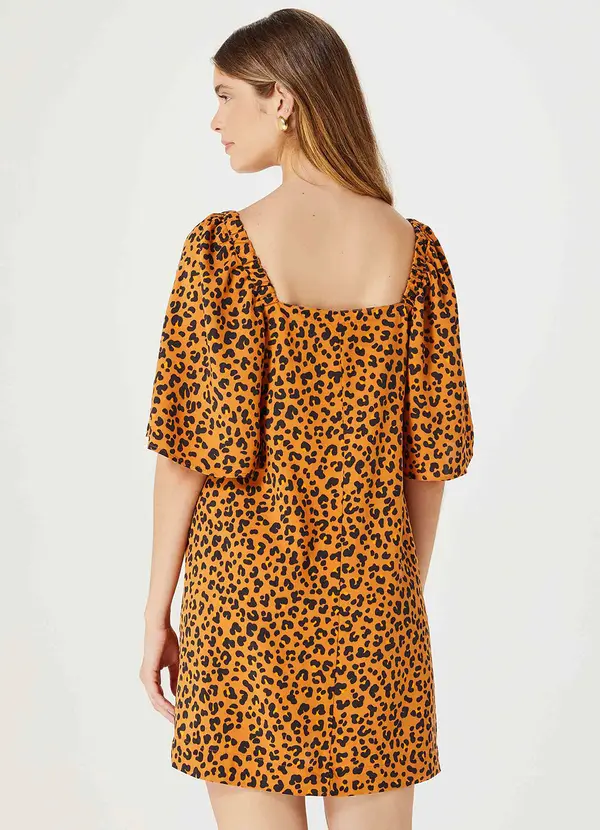 Hering - Vestido Curto em Viscose Estampado 2