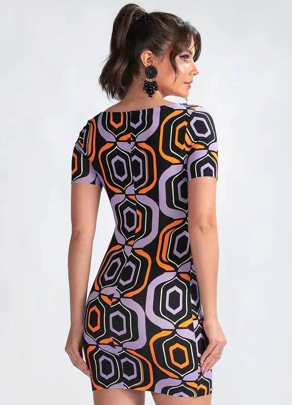 Colcci - Vestido Curto em Viscose Estampado 2